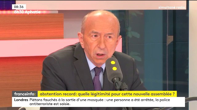#legislatives2017 Il faut aller très vite, c'est pour cela qu'Emmanel Macron a parlé d'ordonnances. Si on laisse se réaliser le temps normal d'une loi il faut environ deux ans , Gérard Collomb, ministre de l'Intérieur