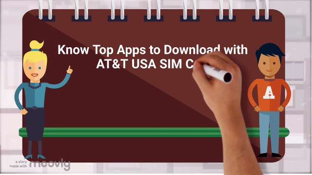 Apps Tips to Download with Prepaid USA AT&T SIM Card for Travel - USA Pay As You Go SIM