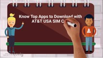 Apps Tips to Download with Prepaid USA AT&T SIM Card for Travel - USA Pay As You Go SIM