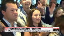 Macron wins strong parliamentary majority: exit polls