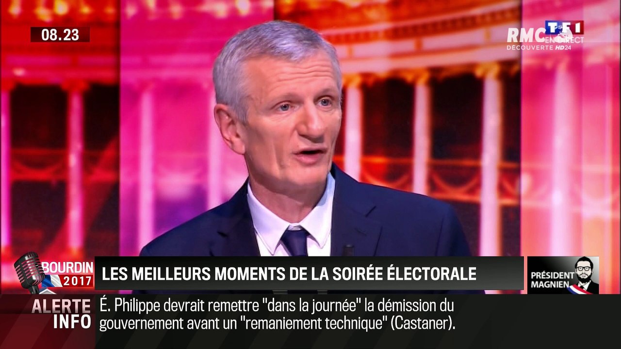 QG Bourdin 2017 : Président Magnien ! : Après la projection en fourchettes chez France 2, TF1 sort sa projection aux couteaux – 19/06