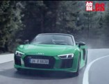 VÍDEO: Curvas y un Audi R8 Spyder V10 Plus en verde, ¿qué más?