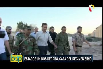 Régimen sirio denuncia que EEUU derribó avión