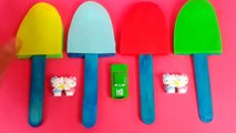 Play Doh Ice Cream Surprise Eggs Frozen Egg Cars Playdough Dessert Playset Peppa Pig Toy-e2