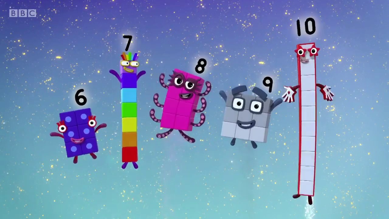 Numberblocks Ten Green Bott2017 learn the numbers Preschool