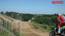 Guissény (29). Motocross. Grosse chaleur au Frout