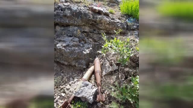 Çukurca'da 19 Adet Patlamamış Havan Mühimmatı Ele Geçirildi