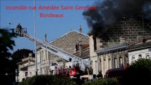 Bordeaux : incendie rue Amédée-Saint-Germain