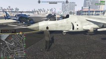 GTA 5 Gunrunning DLC (Anti Aircraft Trailer (Homing Missile) vs Maneuvering Hydra)