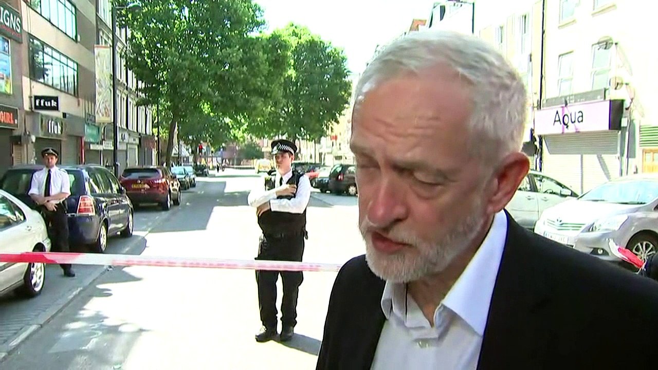 Finsbury Park: 'This is terror on the streets,' says Corbyn