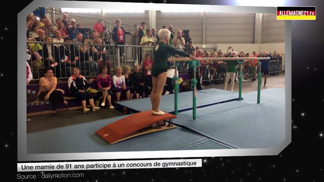 Une mamie de 91 ans participe à un concours de gymnastique