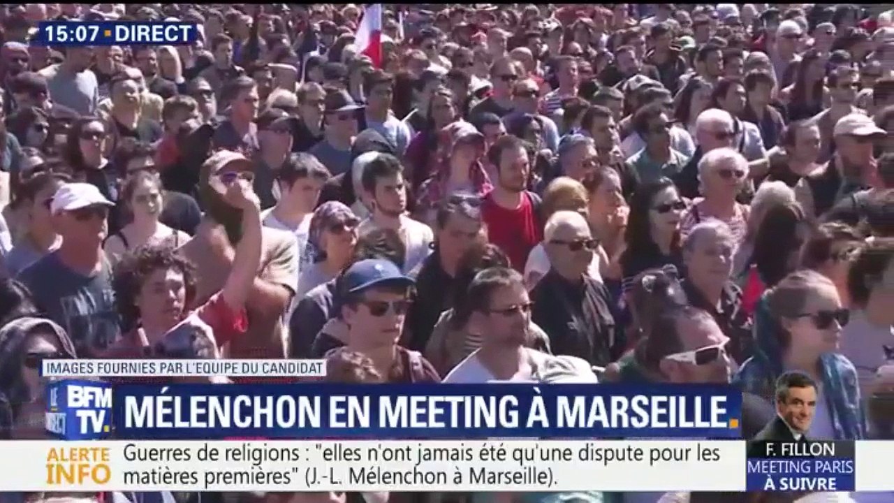 Jean-Luc Mélenchon à Marseille: "On prépare la paix en travaillant à la paix"