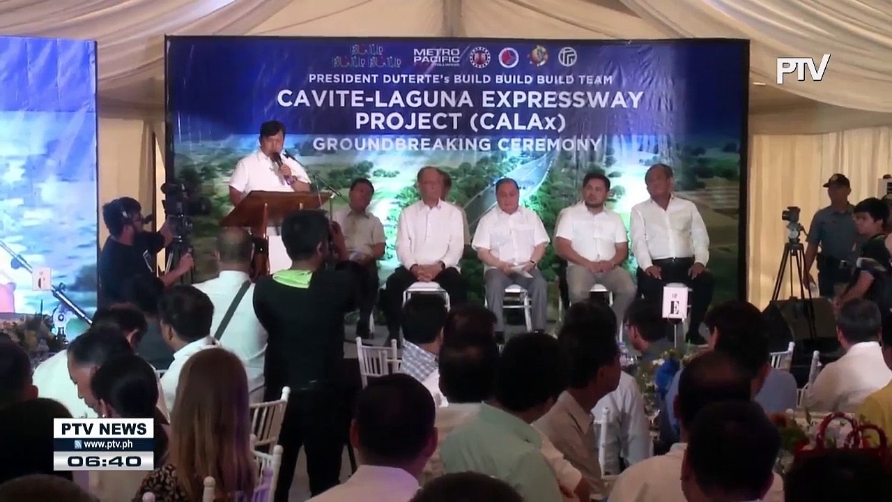 Groundbreaking Ceremony para sa konstruksyon ng Cavite-Laguna Expressway Project