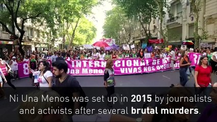 Argentina movement fights violence against women