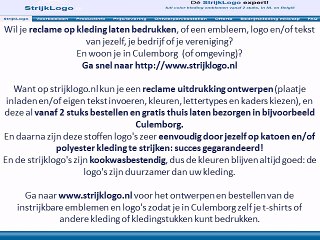 Reclame kleding bedrukken Culemborg