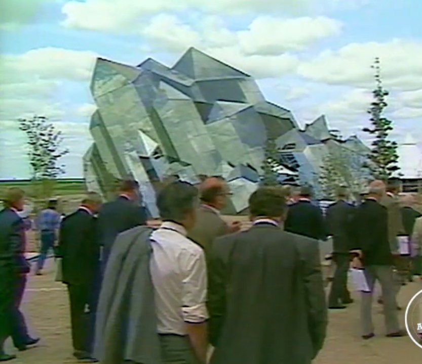 Inauguration du Futuroscope par Jacques Chirac