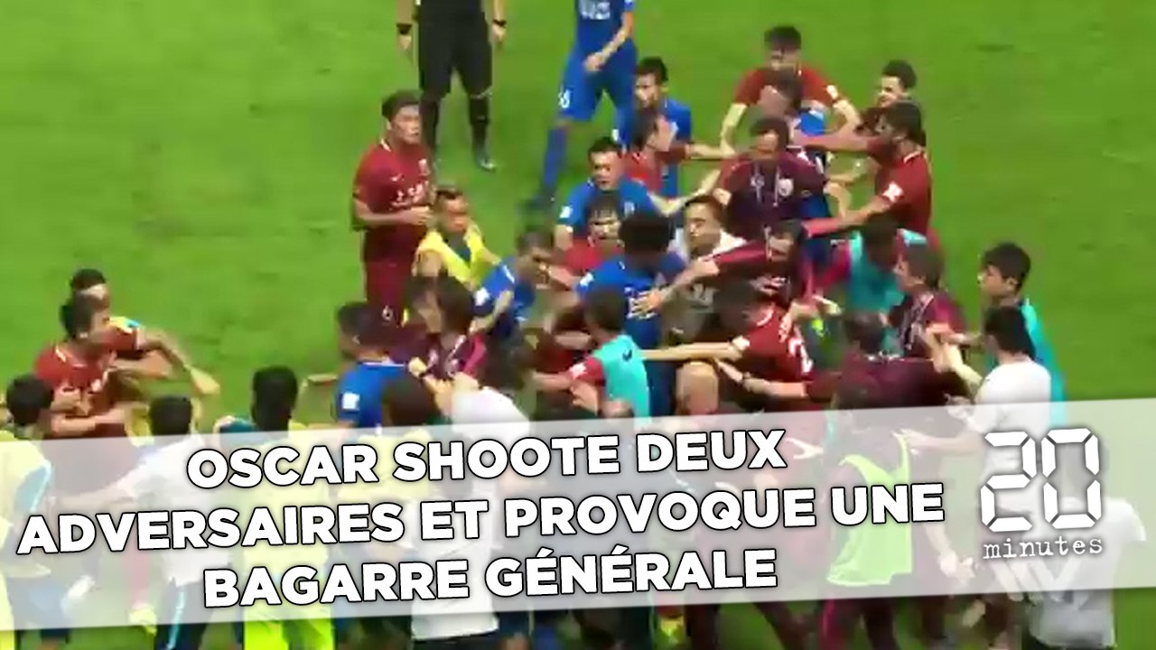 Oscar shoote deux adversaires et provoque une bagarre générale