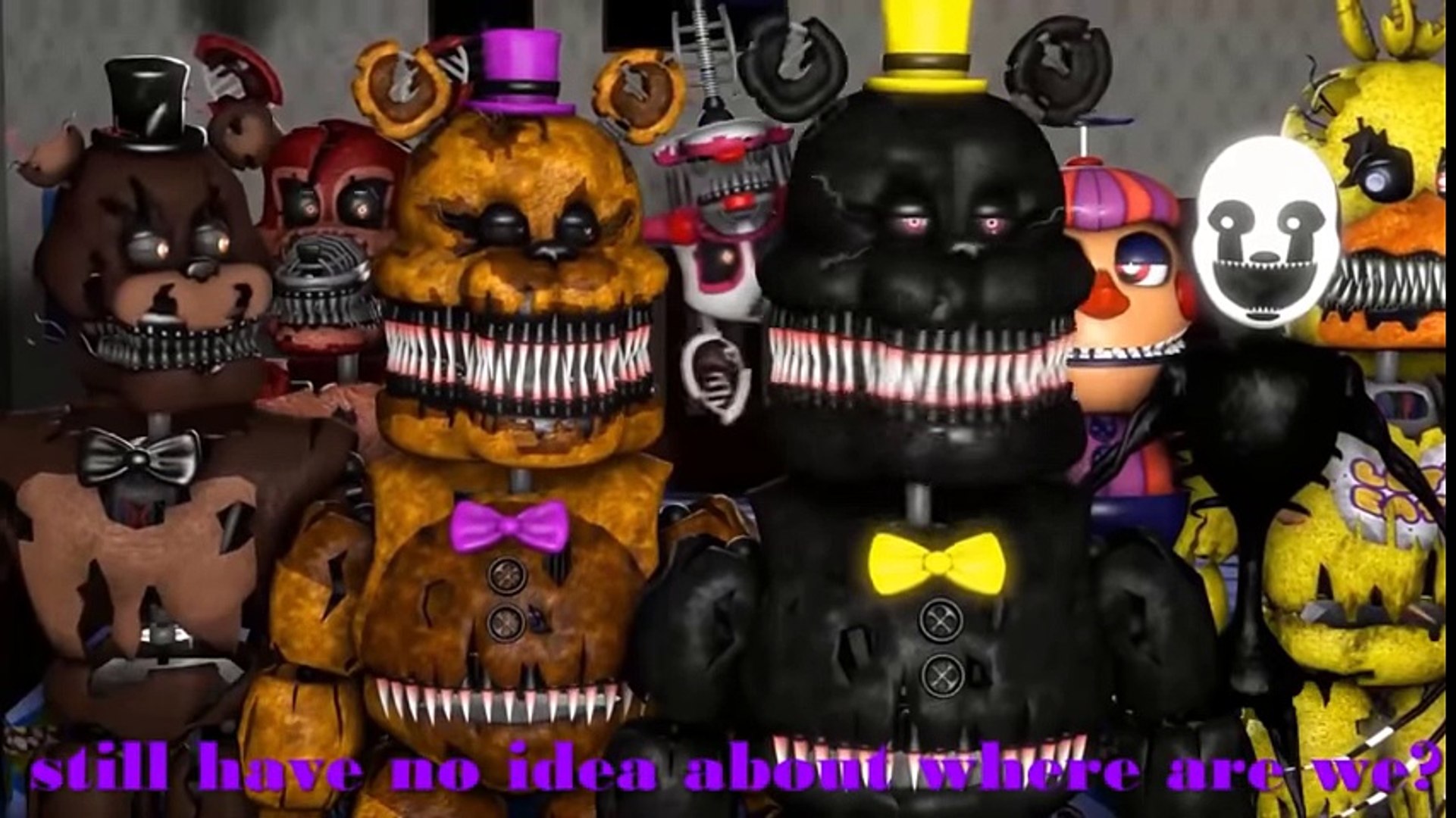 Top 10 Five Nights at Freddy's FIGHT Animations (FNAF VS Animation) 