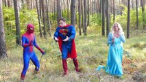 Elsa's baby kidnapped !!! Spiderman vs Joker vs Frozen Elsa ¦ Real life Superhero Fun movie