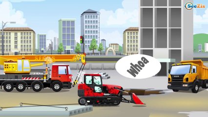 Más grande TRACTOR y CAMION infantiles - Trabajo del Tractor - La vida en la ciudad