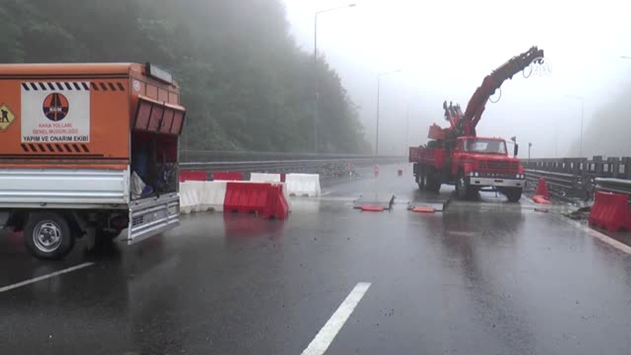 Tem Otoyolundaki Üst Yapı Çalışmaları