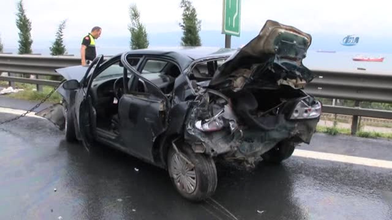 Samsun Cumhuriyet Savcısı Tem'de Kazaya Karıştı: 1 Ölü, 4 Yaralı