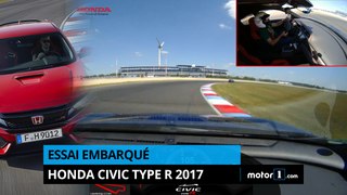 Essai embarqué de la Honda Civic Type R (2017)