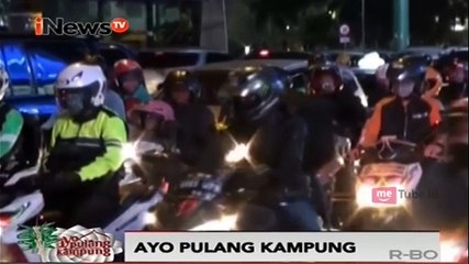 Jalan Raya Kalimalang Mulai Ramai Pemudik Motor