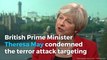 Theresa May condemns terror attack on London mosque