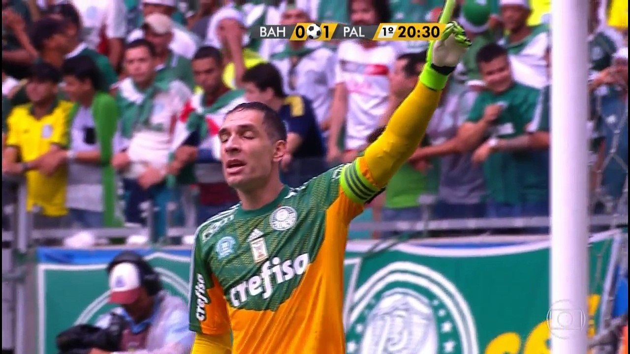 Bahia x Palmeiras (Campeonato Brasileiro 2017 8ª rodada) 1º Tempo