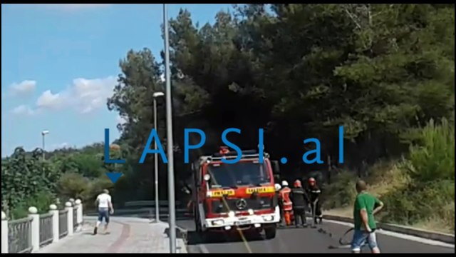 (VIDEO) Makina merr flakë në lëvizje në Shkodër