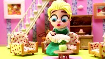 Elsa Nightmare _ Play Doh Toy Character Stop Motion Movies _ Disney Frozen