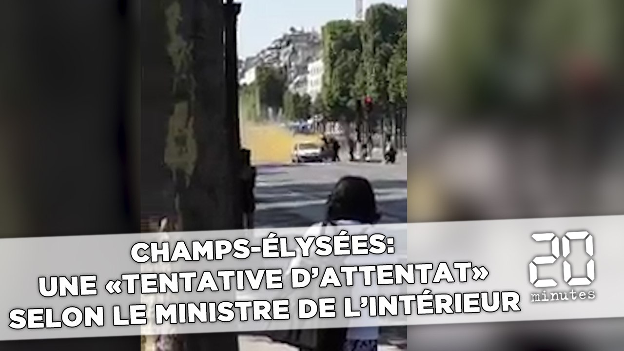 Champs-Elysées:  «Une nouvelle fois, les forces de l'ordre ont été visées avec cette tentative d'attentat»