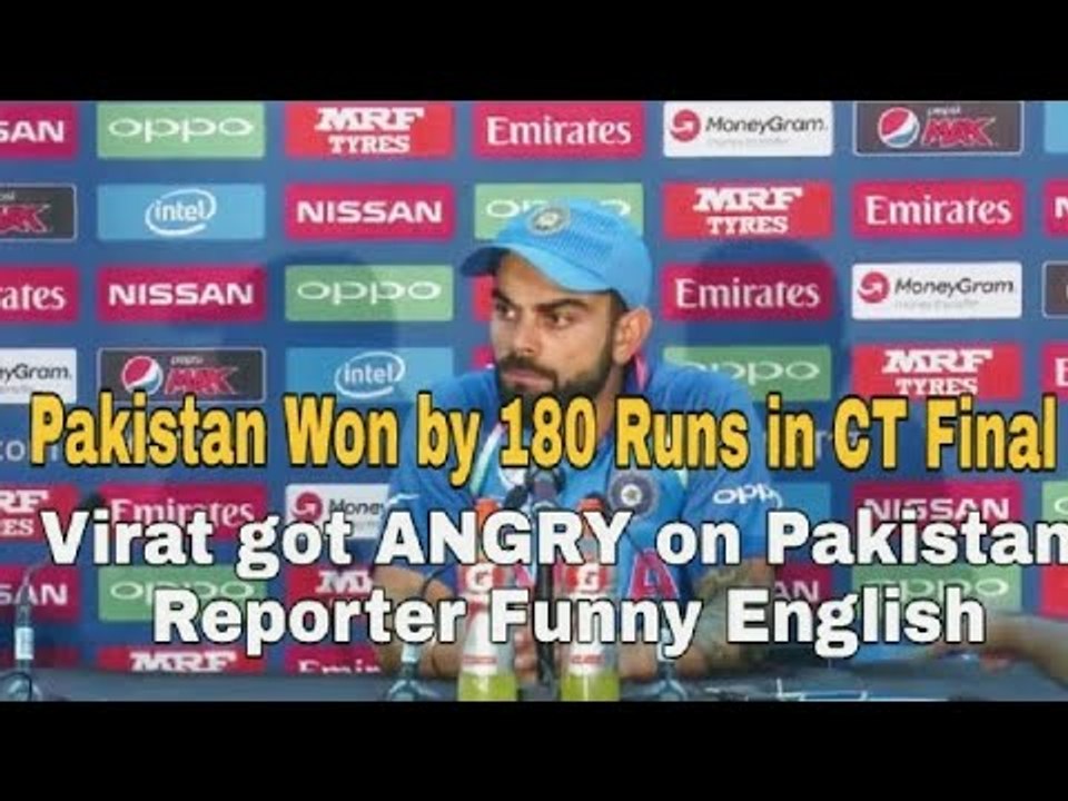 INDvPAK - Why INDIA Lost- -Virat Kohli Champions Trophy Post Match Press Conference ICC 2017 #CT17