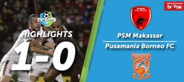 Highlight Liga 1 - PSM Makassar vs Pusamania Borneo FC (1-0)