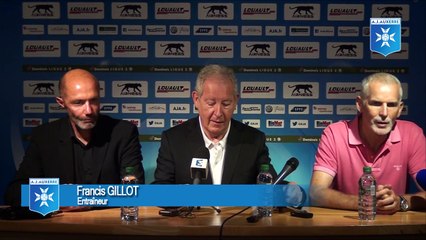 Présentation de Francis Gillot à la presse