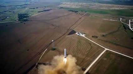 Roket 325 metre Havada Durup Geri İniyor