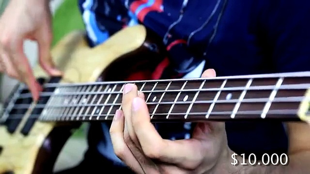 $100 Bass Guitar Vs. $10,000 Bass Guitar