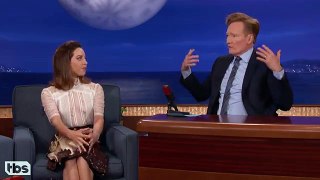 Aubrey Plaza Wants To Be Swaddled Like A Baby - CONAN on TBS