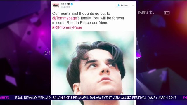 Diduga Bunuh Diri Karena Depresi Penyanyi Legendaris Tommy Page Tutup Usia