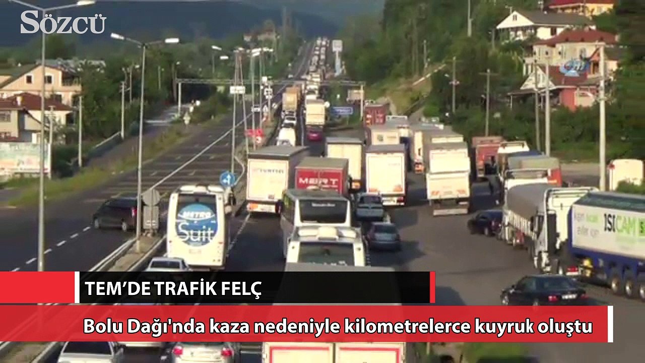 TEM’de trafik felç