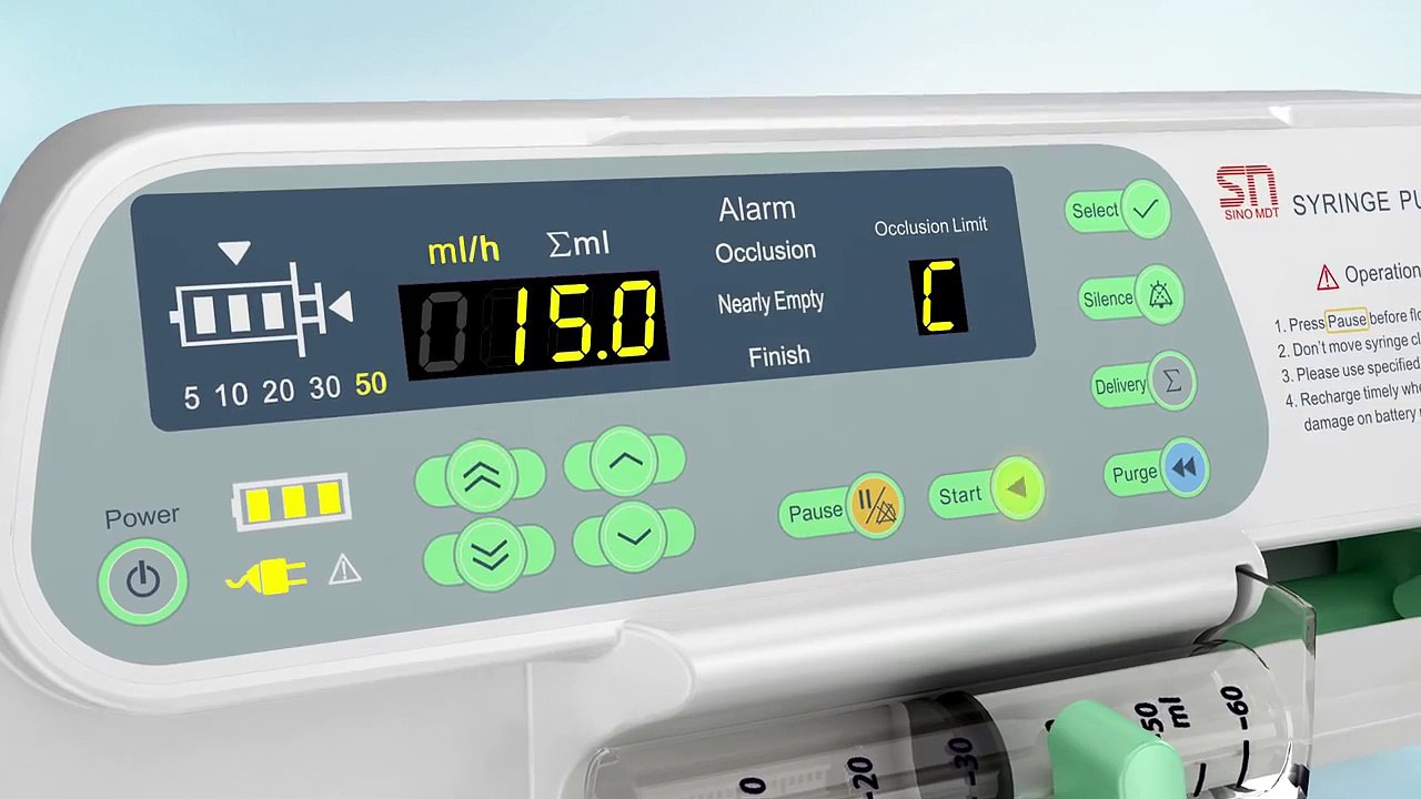 Sinomdt syringe pump and infusion pump