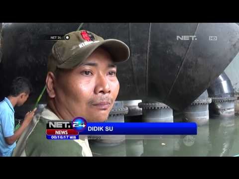 Penampungan Air untuk Memancing Ikan di Surabaya -NET24