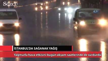 Download Video: İstanbul'da sağanak yağış