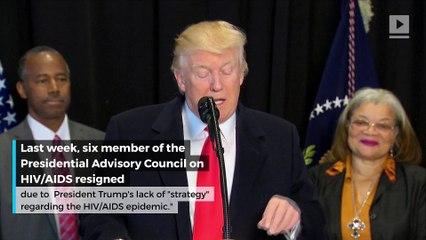 Trump 'appears to have no plans at all' regarding HIV/AIDS