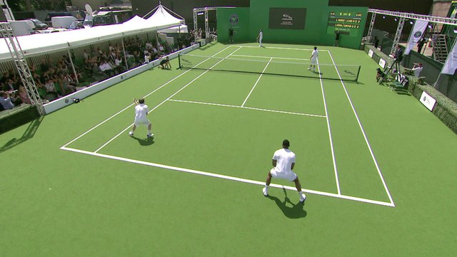 Andy Murray serves up new Jaguar XF Sportbrake - Celebrity tennis match