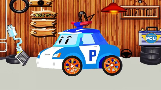 Police Car. Car Garage. Repair Cars. Vehicles for kids