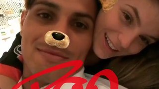 Namorada de Guerrero posta vídeo fofo com o craque do Flamengo