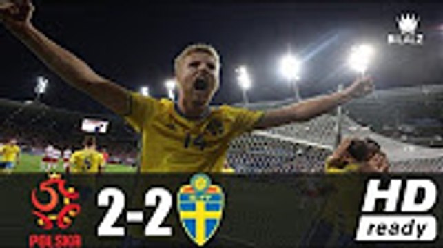 U21 Poland vs U21 Sweden 2:2 All Goals U21 EURO 2017