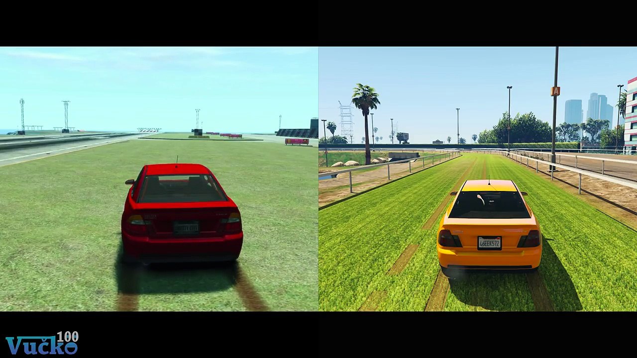 GTA V vs GTA IV Car Gameplay Comparison